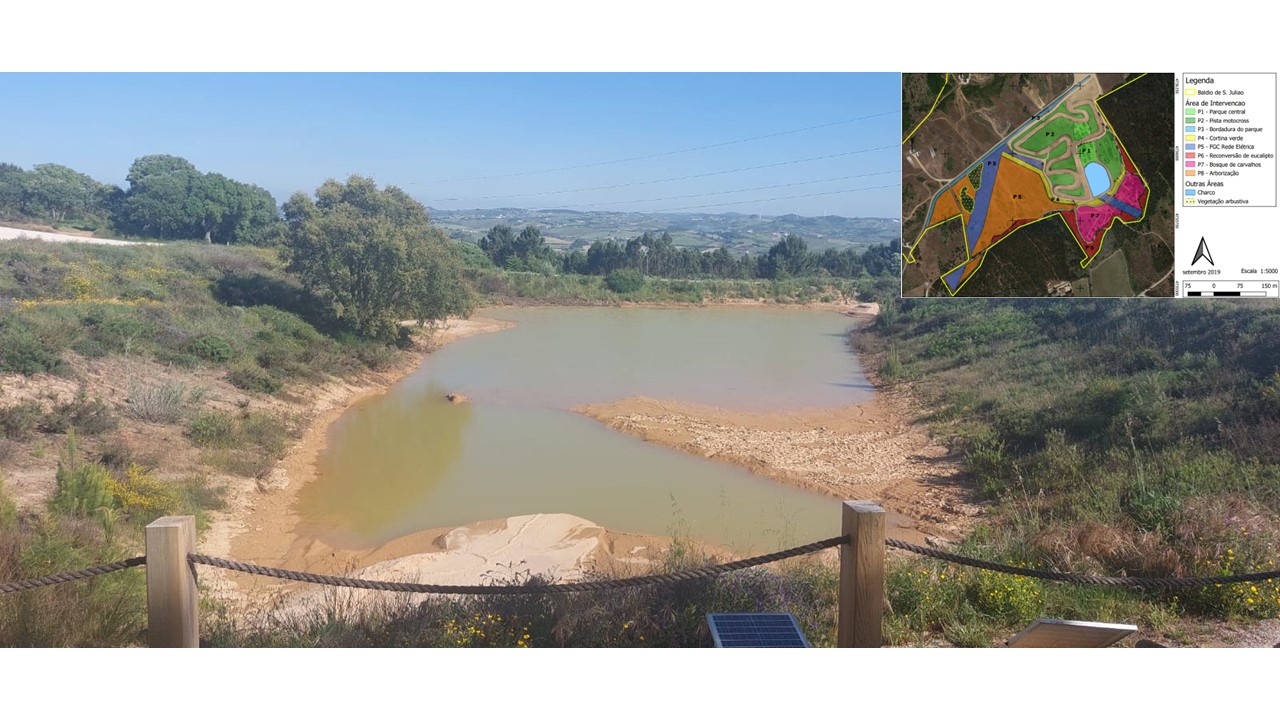 Impermeabilização e valorização da charca do Eco Parque da Serra S. Julião