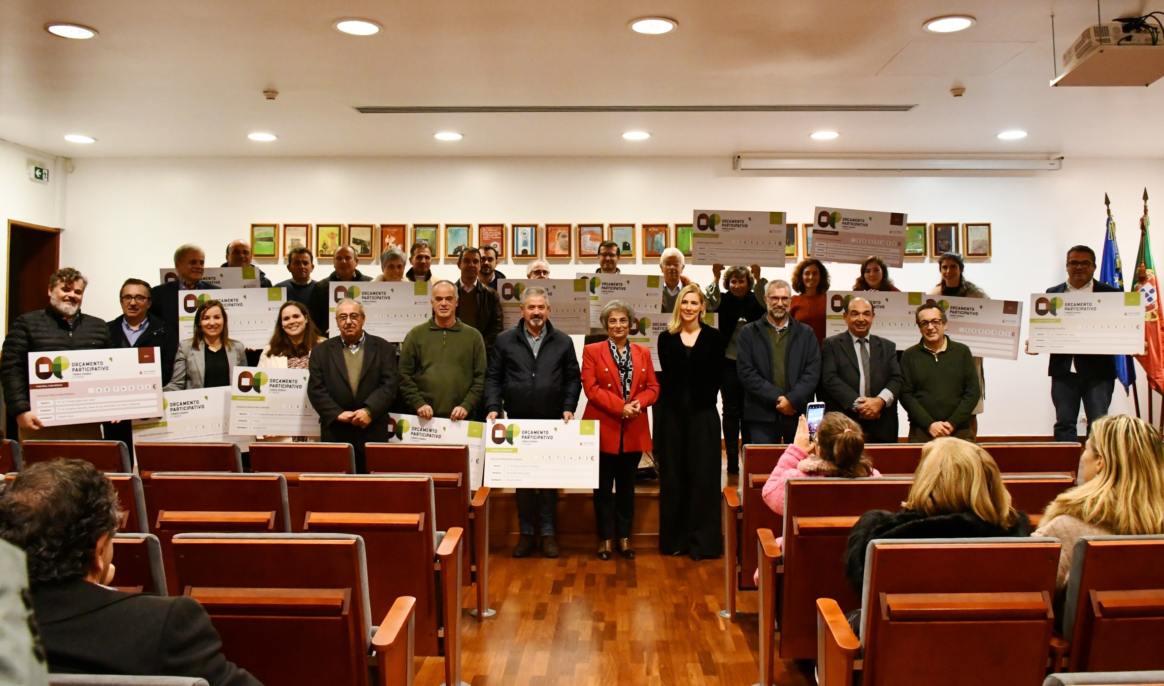 Vencedores do Orçamento Participativo de Torres Vedras reconhecidos publicamente
