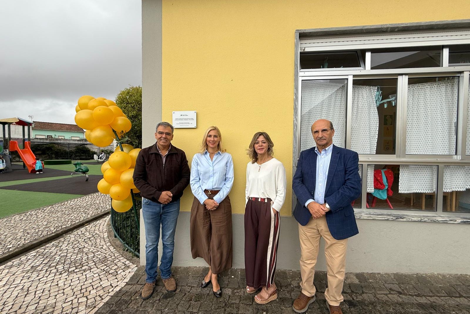 Orçamento Participativo financia novo piso exterior do JI do Centro Paroquial de Silveira 